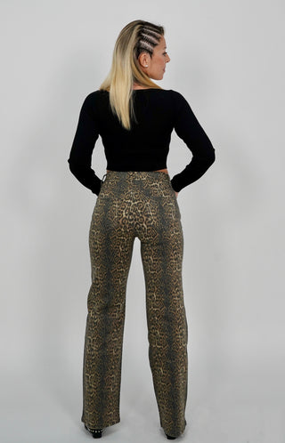 Pantalón leopardo animal print "SAVANNAH"